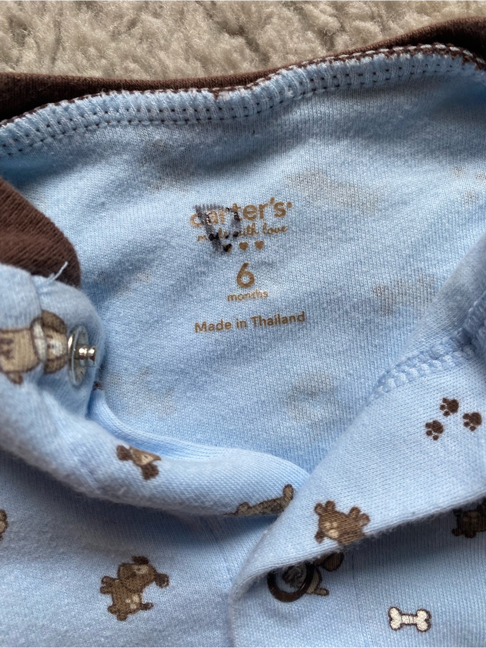 3-6 mo Sleeper/sleep sack - Picture 3 of 3
